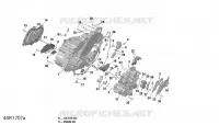 01- ROTAX - COUVERCLE EMBRAYAGE - SE6