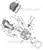 01- ROTAX - FRONT CYLINDER HEAD