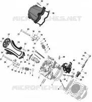 01- ROTAX - FRONT CYLINDER HEAD