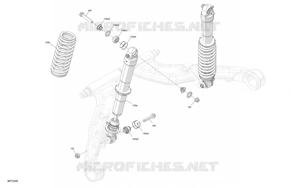 SUSPENSIÓN TRASERA SHOCKS - BUILT AFTER FEBRUARY 15TH 2023