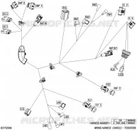 08- ARNÉS ELÉCTRICO - CONSOLE WIRING HARNESS - 710009225