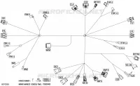 08- ARNÉS ELÉCTRICO - CONSOLE WIRING HARNESS - 710008430