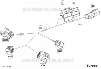 ARNÉS ELÉCTRICO, PARTE DELANTERA