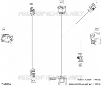 08- ARNÉS ELÉCTRICO - REAR BOX WIRING HARNESS - 710007691