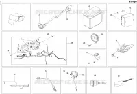 Luces traseras y Componentes eléctricos