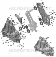 01- ROTAX - GEARBOX HOUSING