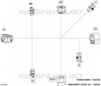 08- ARNÉS ELÉCTRICO - WIRING HARNESS BOX REAR - 710007691