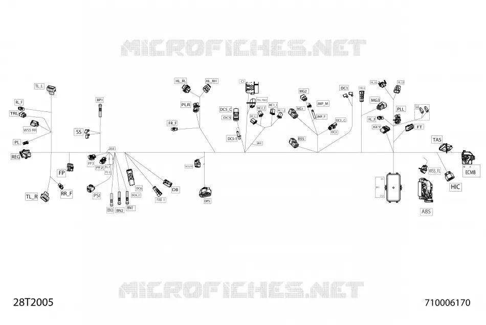 MAZO DE CABLEADO PRINCIPAL