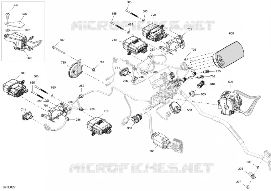 08- ARNÉS ELÉCTRICO - FRONT SECTION