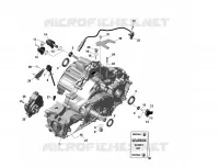 01- ROTAX - GEARBOX ASSY AND DRIVE SHAFT - 686 866 - HUA YONG