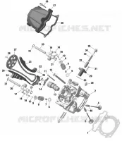 01- ROTAX - FRONT CYLINDER HEAD