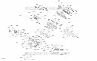 Consola del sistema: consola delantera, espejos y soportes