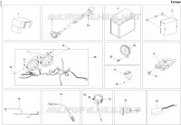 Luces traseras y Componentes eléctricos