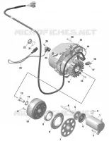 01- ROTAX - MAGNETO AND ARNÉS ELÉCTRICO STARTER