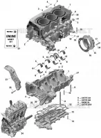 Motor - CARTERES CIGÜEÑAL