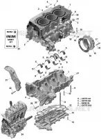 Motor - CARTERES CIGÜEÑAL