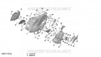 01- ROTAX - COUVERCLE EMBRAYAGE - SE6