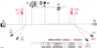 08- ARNÉS ELÉCTRICO - CONSOLE WIRING HARNESS - 710009226