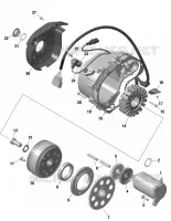 01- ROTAX - MAGNETO AND ARNÉS ELÉCTRICO STARTER