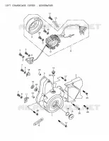 TAPA MOTOR IZQUIERDA,GENERADOR