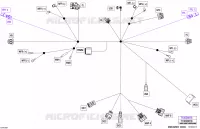 08- ARNÉS ELÉCTRICO - CONSOLE WIRING HARNESS - 710008818