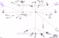 08- ARNÉS ELÉCTRICO - CONSOLE WIRING HARNESS - 710008818