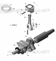 Motor - Cigüeñal y pistones