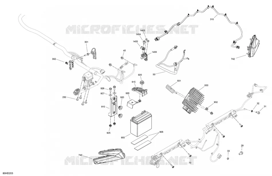 08- ARNÉS ELÉCTRICO - REAR SECTION
