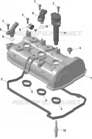 01- ROTAX - COUVERCLE DE SOUPAPES