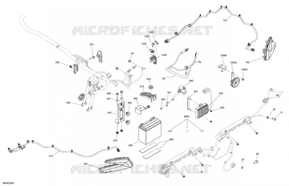 08- ARNÉS ELÉCTRICO - REAR SECTION