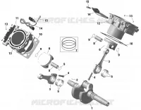 01- ROTAX - CRANKSHAFT, PISTONS AND CYLINDER