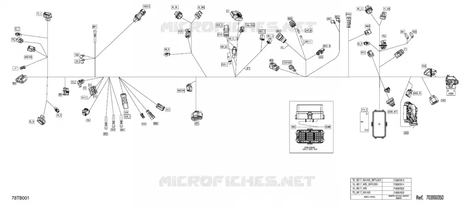 08- ÉLECTRIQUE - CÂBLAGE PRINCIPAL - 710007814