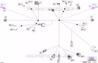 08- ARNÉS ELÉCTRICO - CONSOLE WIRING HARNESS - 710008818
