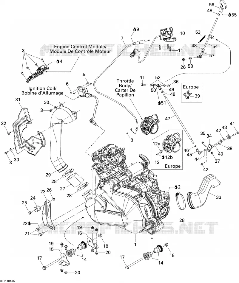 Soporte de SOPORTE MOTOR