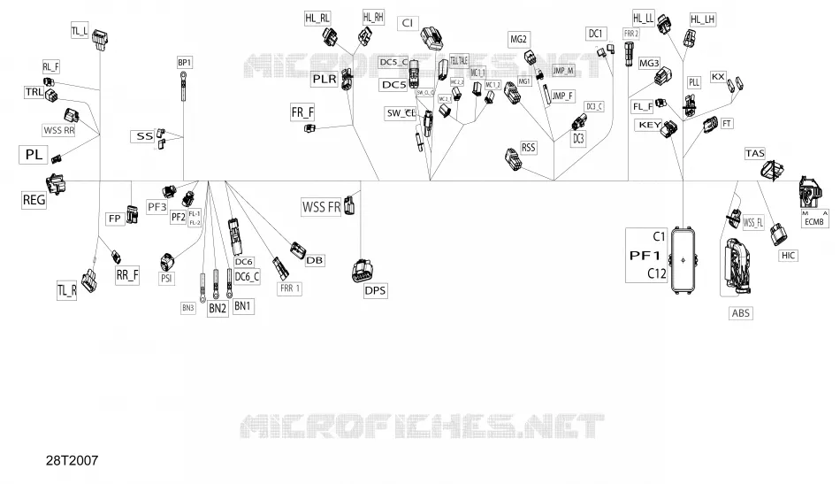 MAZO DE CABLEADO PRINCIPAL