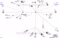 08- ARNÉS ELÉCTRICO - CONSOLE WIRING HARNESS - 710008818