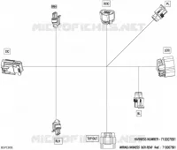 08- ARNÉS ELÉCTRICO - WIRING HARNESS BOX REAR - 710007691