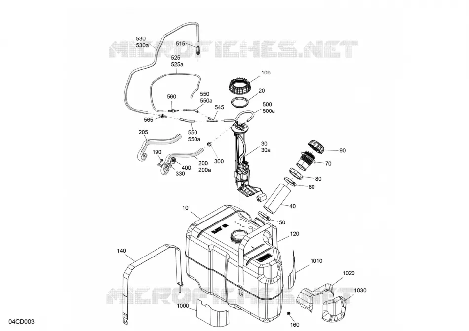 MOTOR - DEPOSITO DE GASOLINA