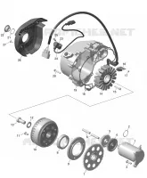 01- ROTAX - MAGNETO AND ARNÉS ELÉCTRICO STARTER