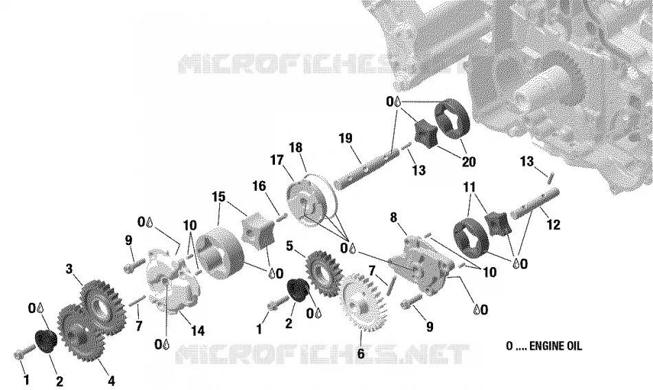Motor - Lubricación - Bomba de olio