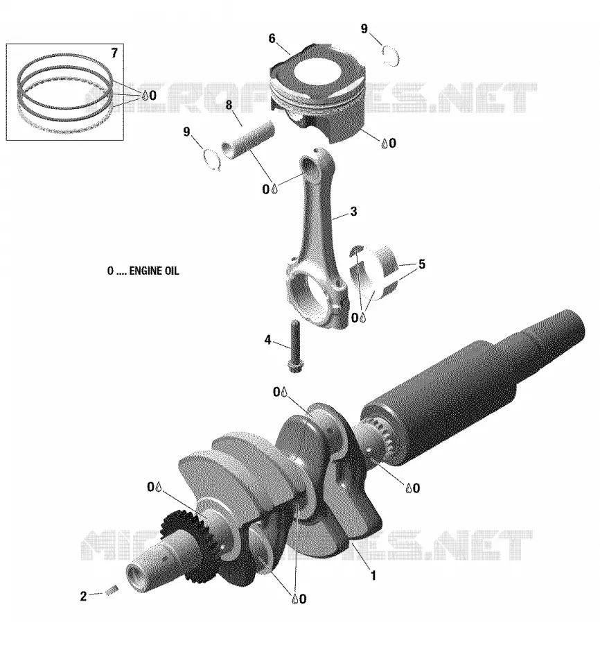 Motor - CIGUEÑAL CIGÜEÑAL Y PISTÓN