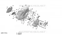 01- ROTAX - COUVERCLE EMBRAYAGE - SE6