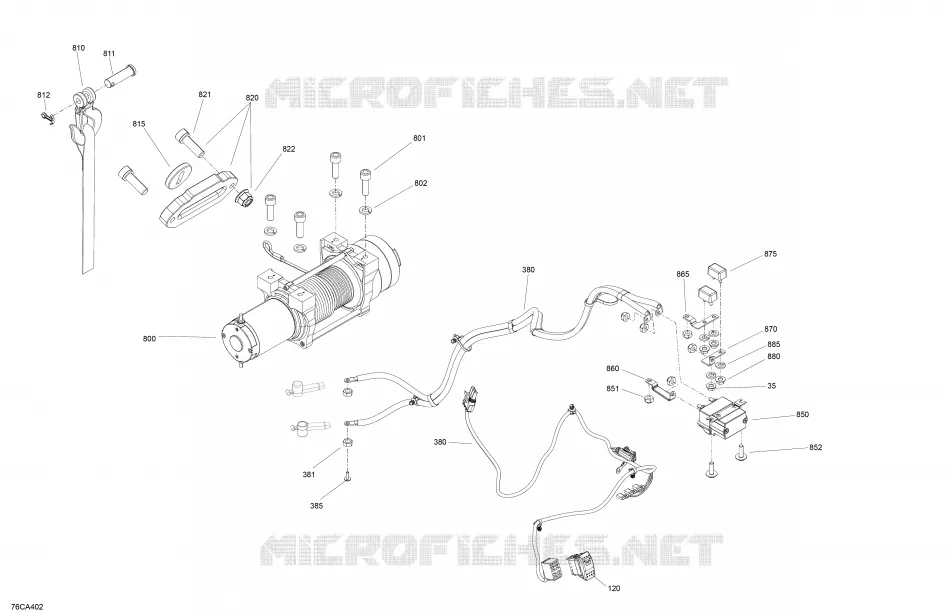 Eléctrico - cabrestante