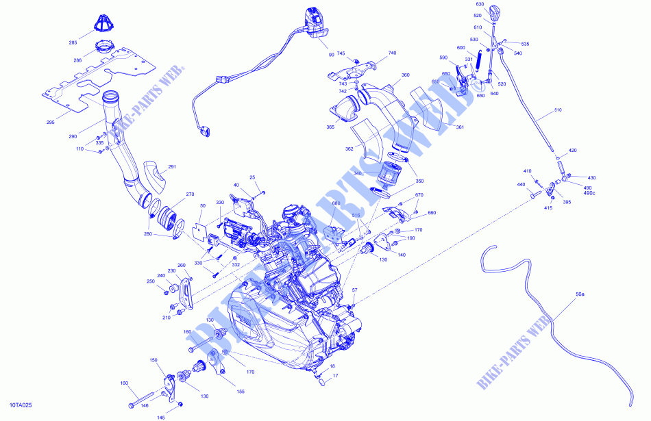 MOTOR para Can-Am OUTLANDER XU+ 570 T 2021
