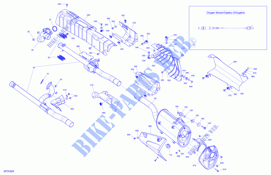 Motor   Escape para Can-Am OUTLANDER X MR 1000R (VISCO-4LOK) 2021