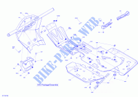 Parachoques delantero y placa protectora para Can-Am OUTLANDER X XC 1000 T 2020