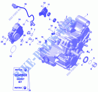 Caja de cambios y componentes para Can-Am OUTLANDER PRO+ 570 T 2020