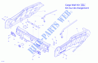 Kit de pared para caja de carga para Can-Am OUTLANDER 6X6 1000 T3 2019