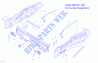 Kit de pared para caja de carga para Can-Am OUTLANDER 650 6X6 2019