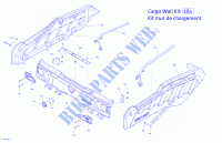Kit de pared para caja de carga para Can-Am OUTLANDER MAX 6X6 1000 2019